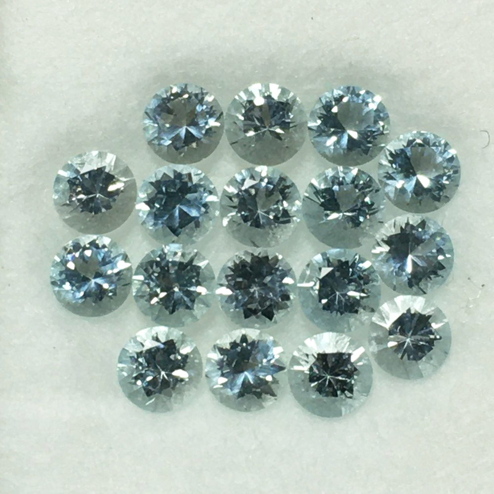 3mm – Aquamarine Faceted Rounds | Out of Our Mines